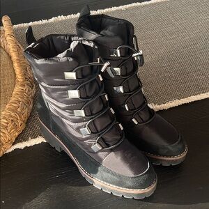 Blondo Black Combat & Moto Boots